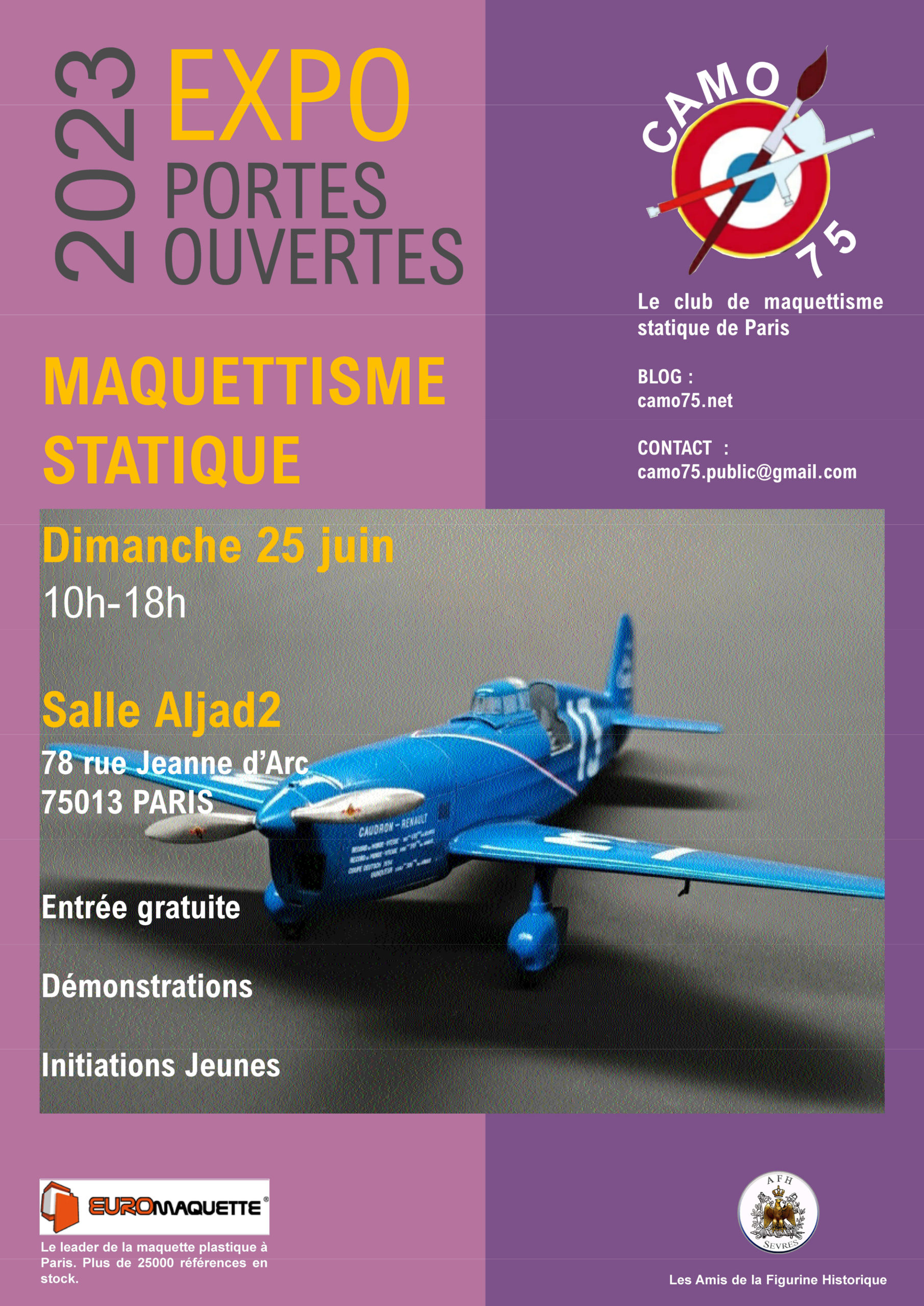 Une nouvelle expo de maquettes à Paris !?! CAMO 75